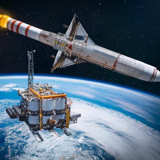 Image d'illustration générée par l'IA d'Adobe, sans lien avec les projets de Space Cargo Unlimited. © Adobe