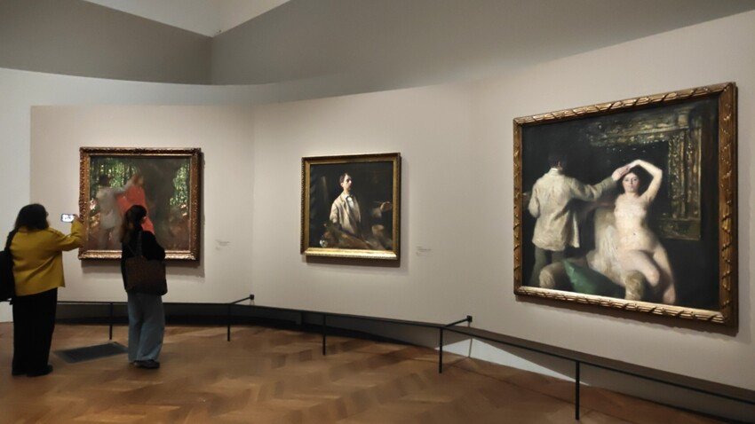 Vue de l’exposition « Karoly Ferenczy. Modernité hongroise » au musée des Baux-Arts de la Ville de Paris © Connaissance des Arts/Anne-Sophie Lesage-Münch