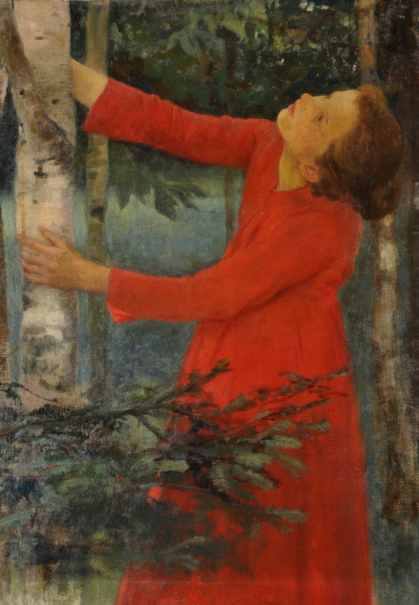 Károly Ferenczy, Chant d’oiseau, 1893, huile sur toile, 106 × 78 cm, musée des Beaux-Arts de Budapest – Galerie nationale hongroise. © Galerie nationale hongroise - Musée des Beaux-Arts, Budapest, 2026.