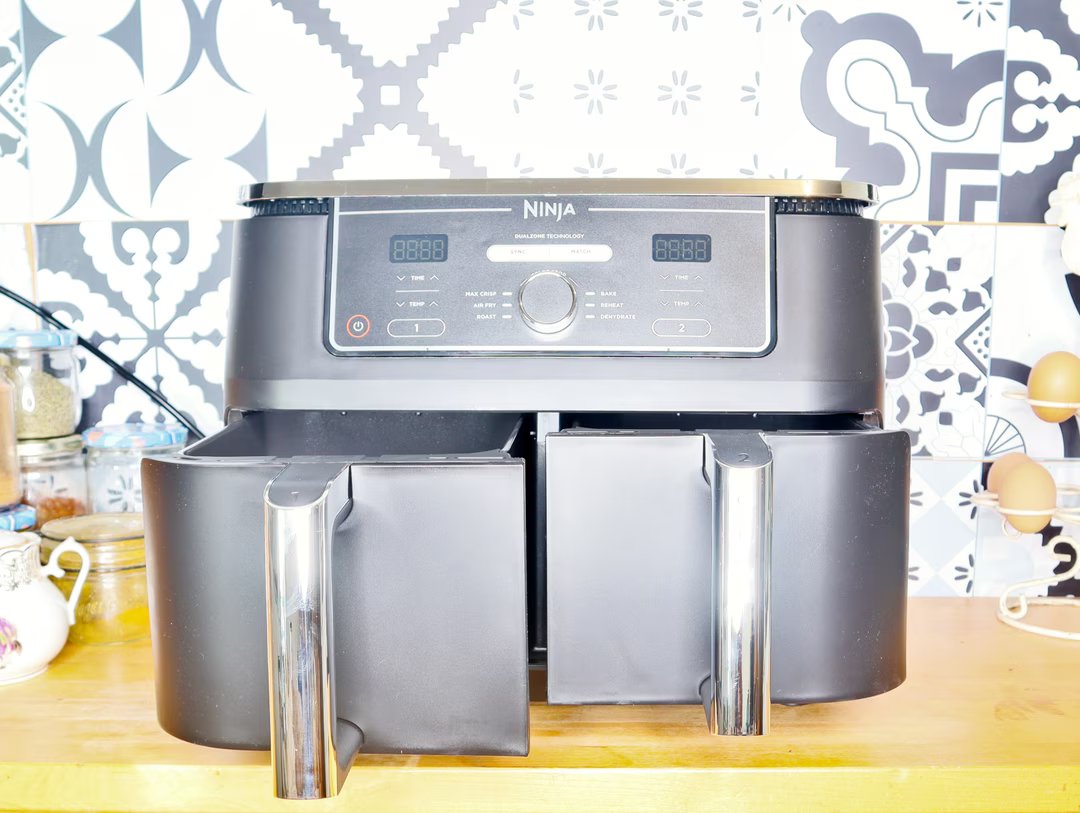 Test airfryer Ninja Foodi Max Dual Zone AF400EU cuves ouvertes