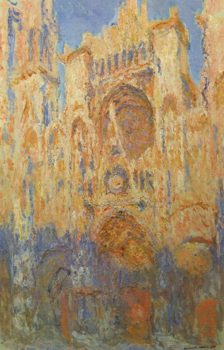 cda26 claude monet rouen cathedral facade sunset tt width 410 height 640 fill 1 crop 0 bgcolor ffff