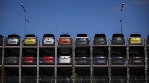 VW electric vans in Germany.