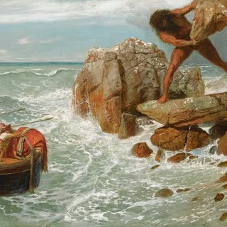 Ulysse et Polyphème par Arnold Böcklin (1896). © Arnold Böcklin, Wikimedia Commons, domaine public