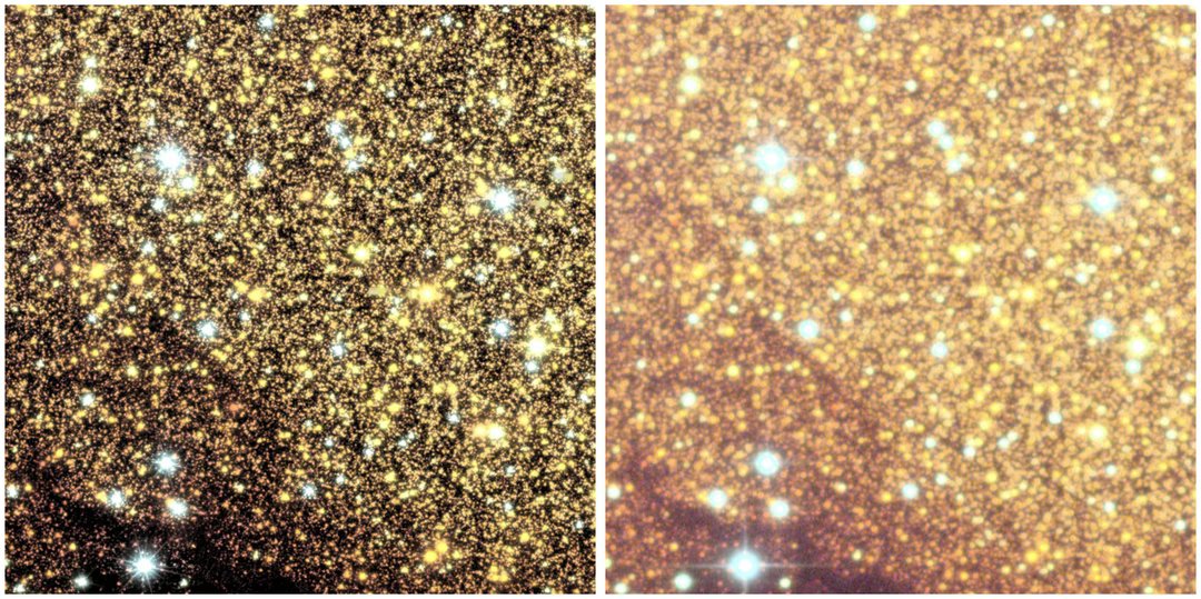 « Une mosaïque de mosaïques de mosaïques » : les coulisses de cette photo de la Voie lactée avec 60 millions d’étoiles ! 6 ImageEuclid EGBS VISvsMegaCam 7
